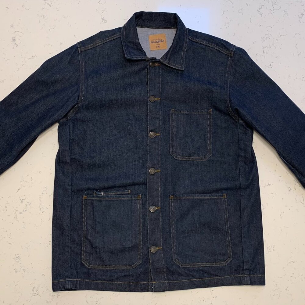 Pull & Bear Selvedge Chore Coat Large